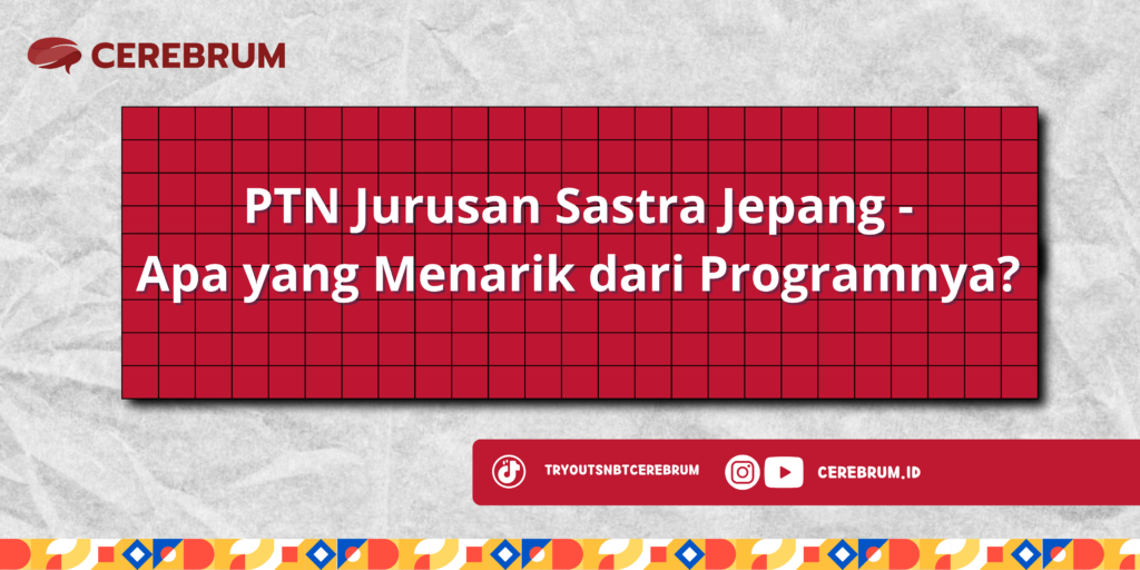 PTN Jurusan Sastra Jepang