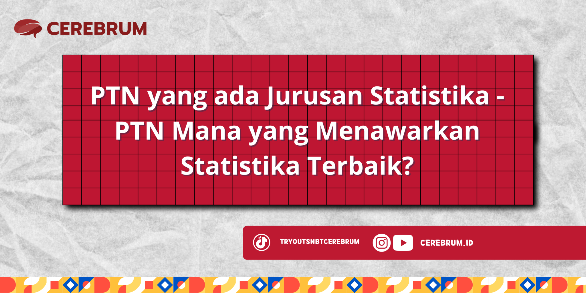 Ptn Yang Ada Jurusan Statistika Ptn Mana Yang Menawarkan