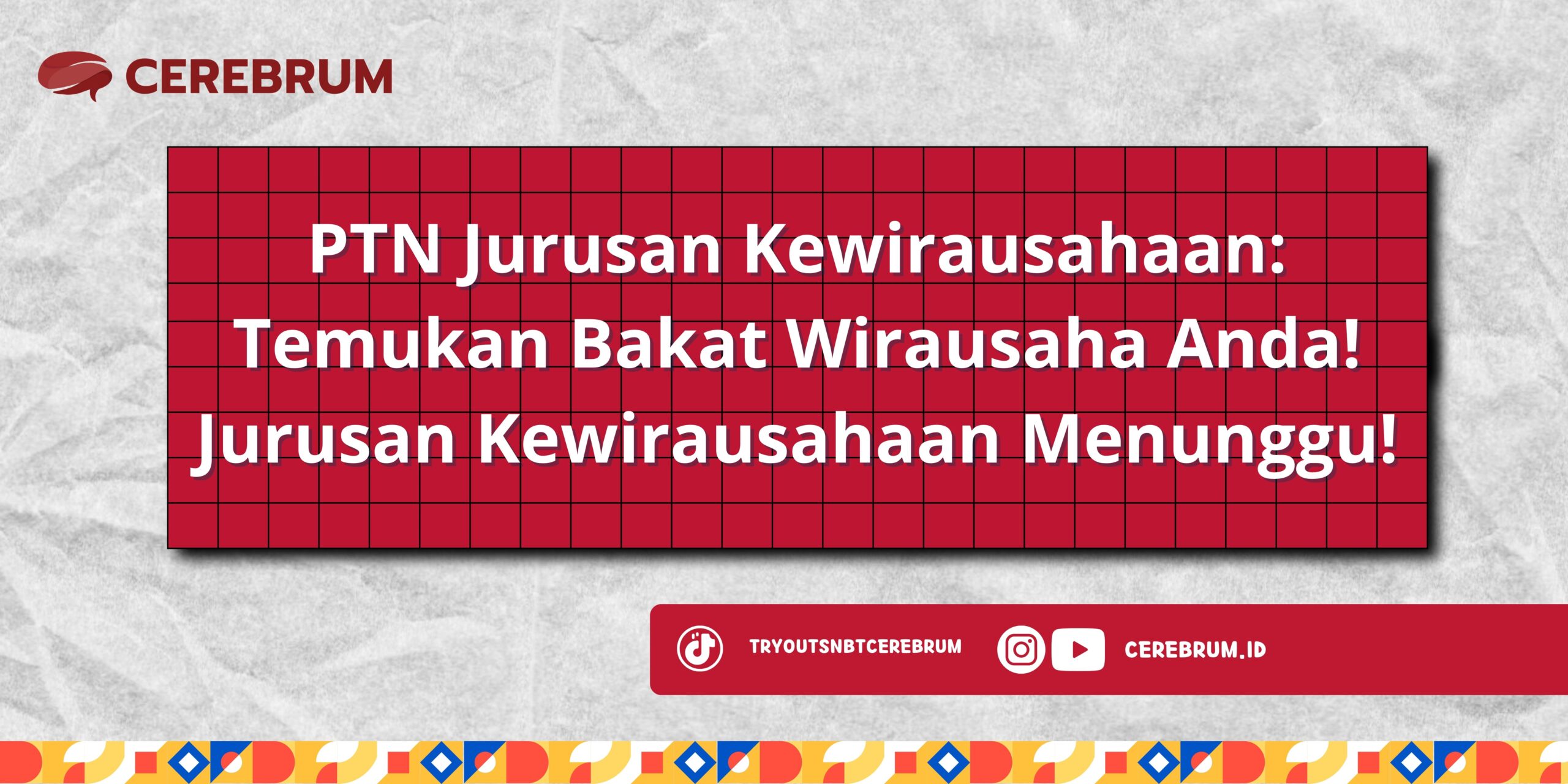 PTN Jurusan Kewirausahaan