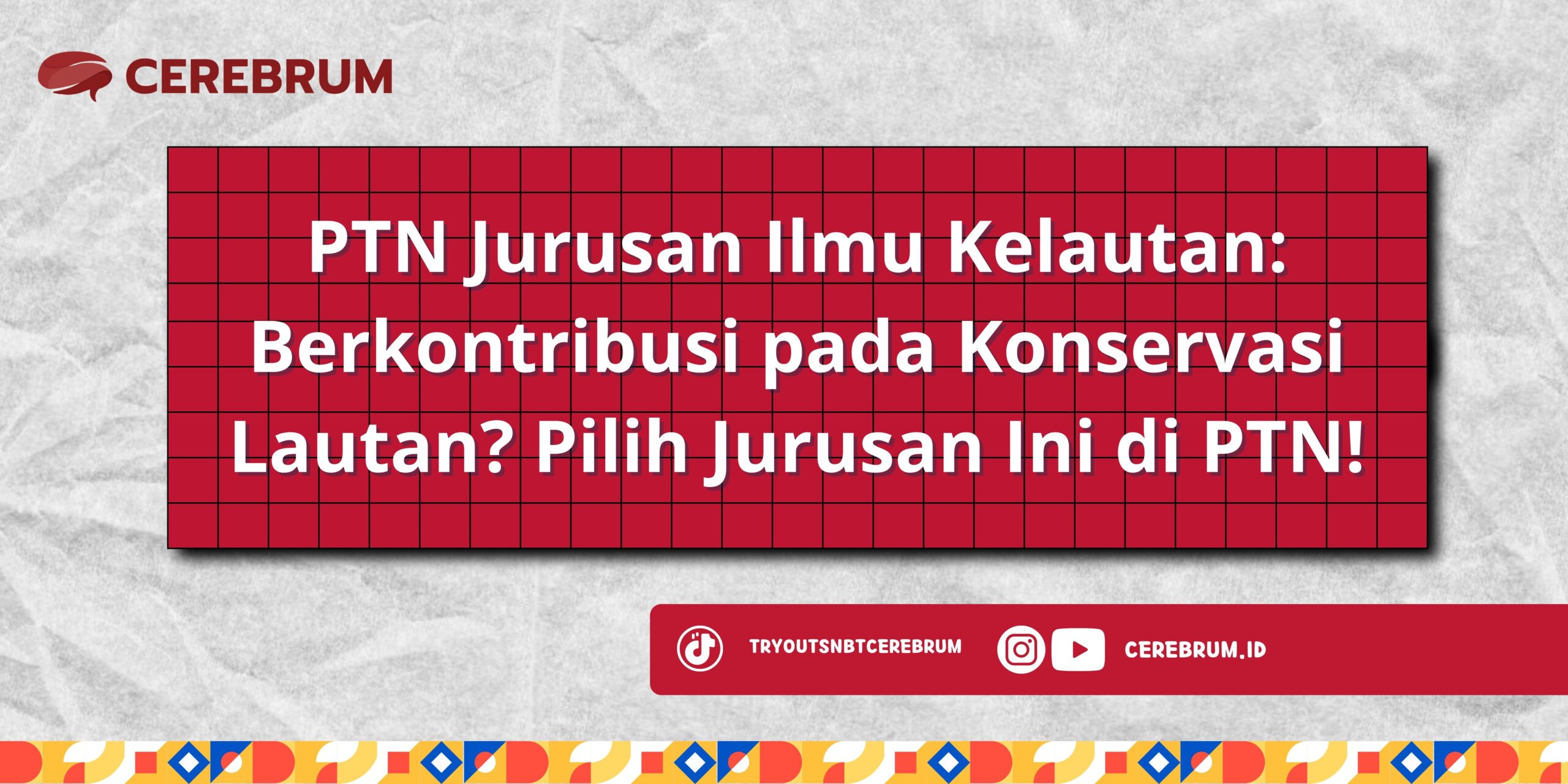 PTN Jurusan Ilmu Kelautan