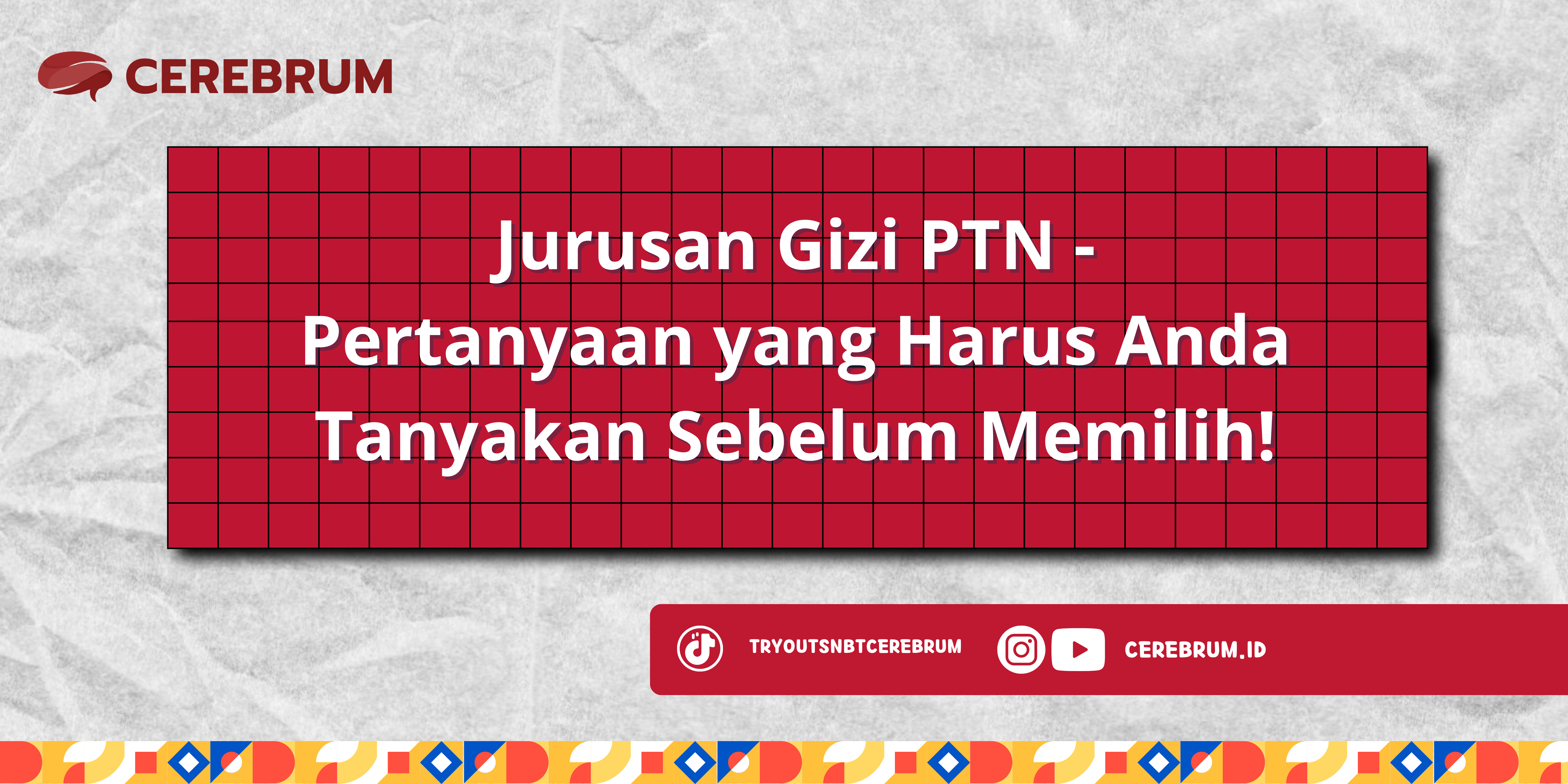 Jurusan Gizi PTN