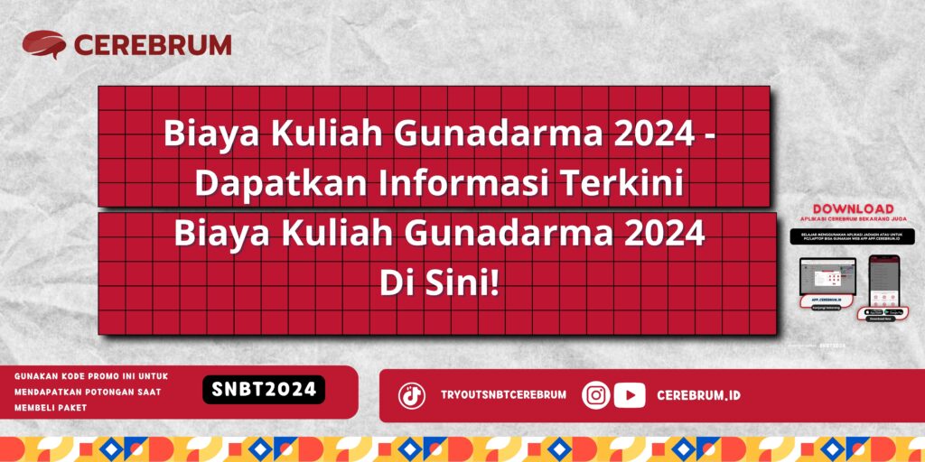 Biaya Kuliah Gunadarma 2024 - Dapatkan Informasi Terkini Biaya Kuliah Gunadarma 2024 Di Sini!