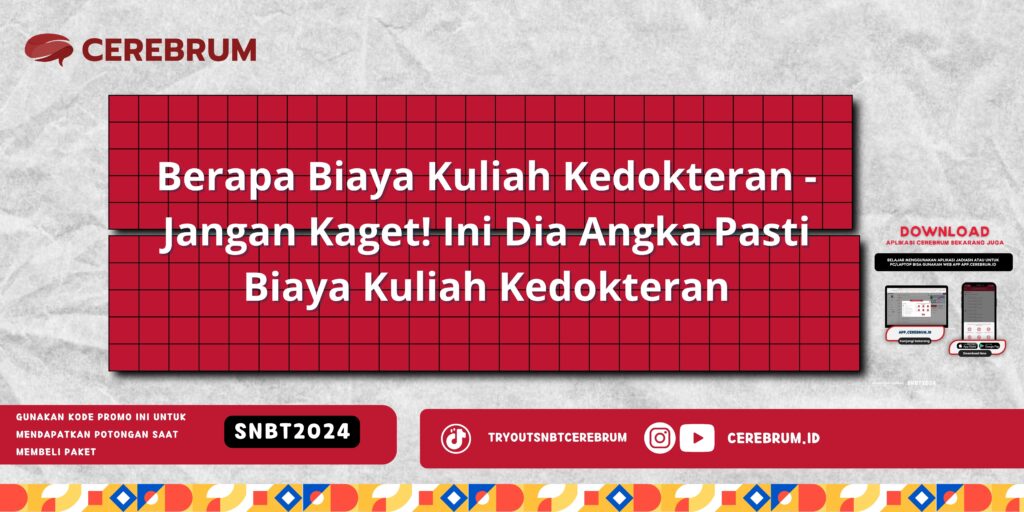 Berapa Biaya Kuliah Kedokteran - Jangan Kaget! Ini Dia Angka Pasti Biaya Kuliah Kedokteran