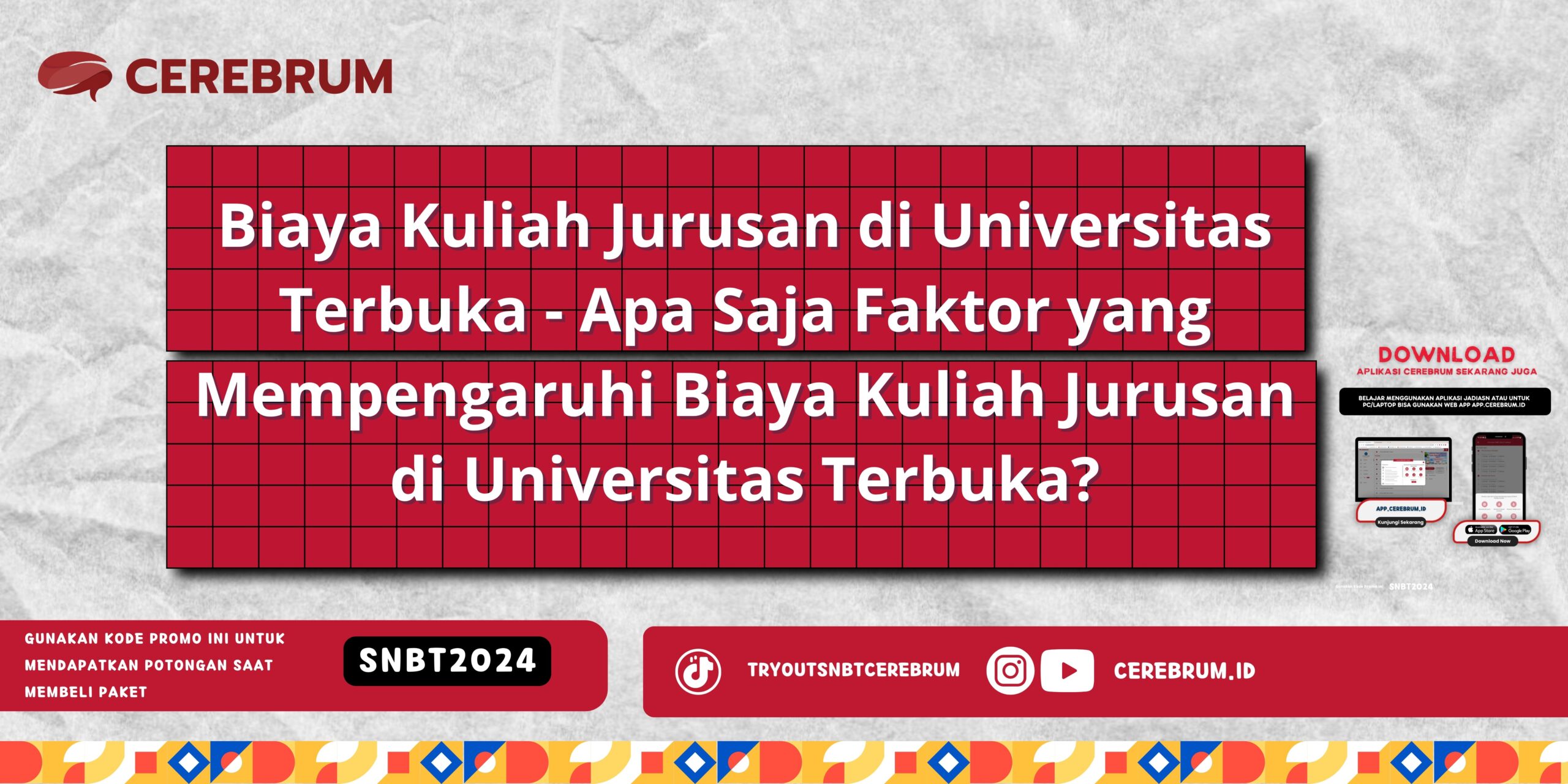 Biaya Kuliah Jurusan Di Universitas Terbuka Apa Saja Faktor