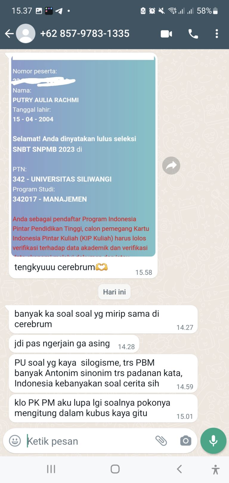 Testimoni (136) - Jadi Polri