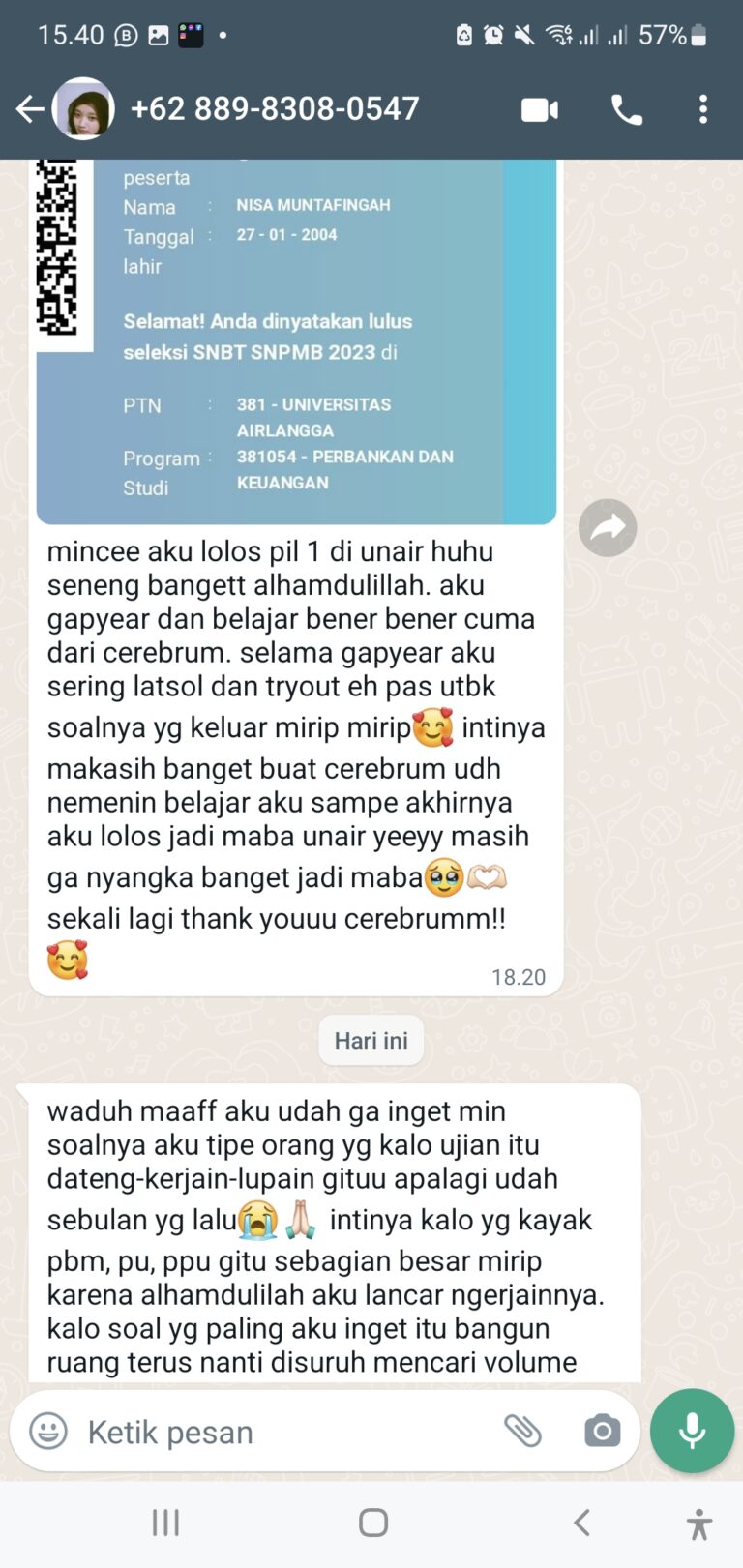 Testimoni (137) - Kontak Sekdin