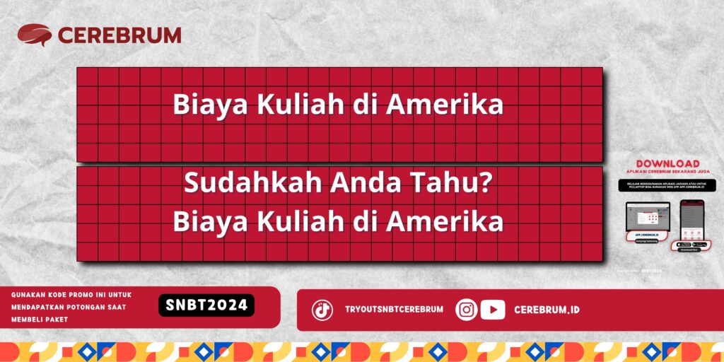 Biaya Kuliah di Amerika - Sudahkah Anda Tahu? Biaya Kuliah di Amerika