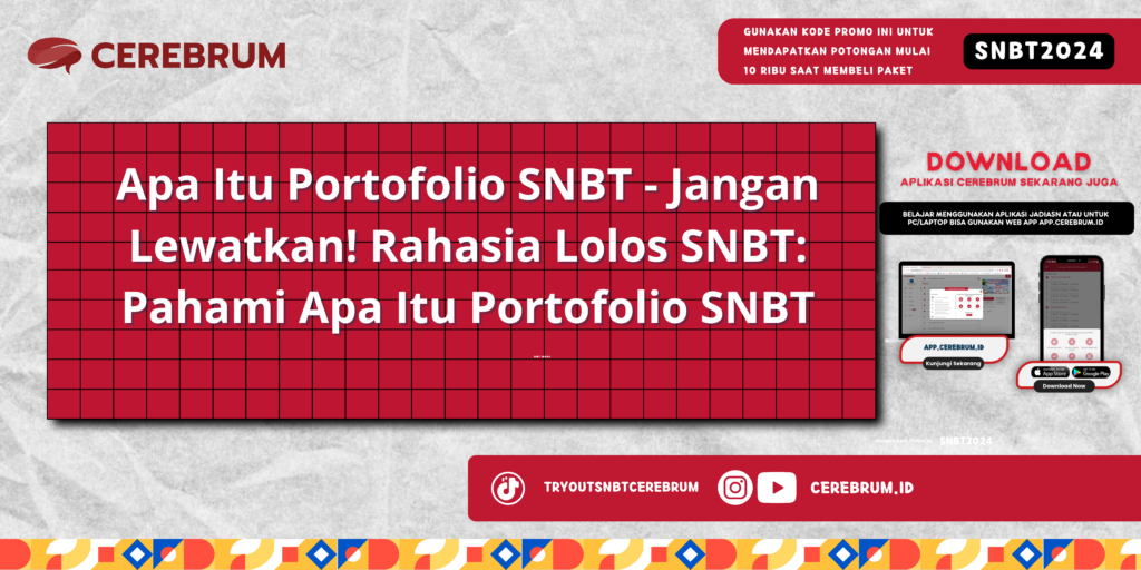 Apa Itu Portofolio SNBT