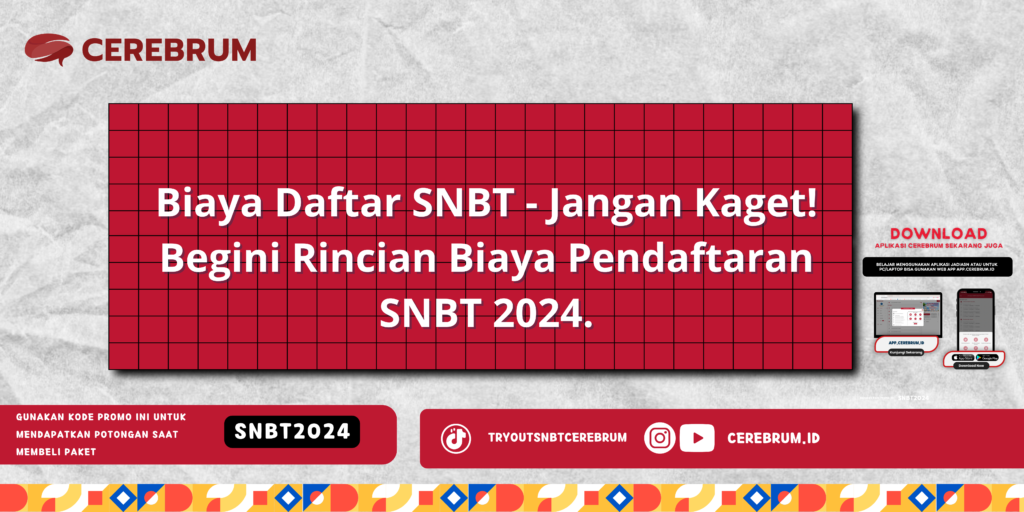 Biaya Daftar SNBT