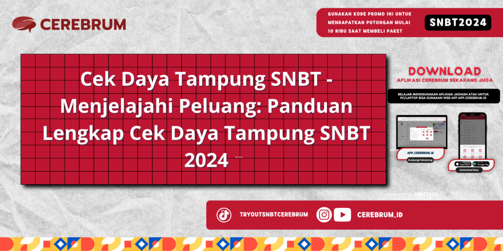 Cek Daya Tampung SNBT