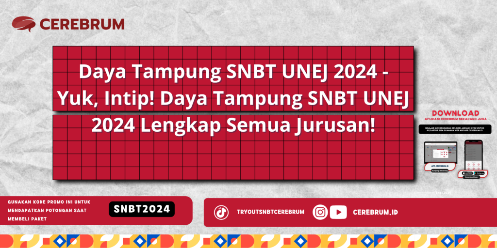 Daya Tampung SNBT UNEJ 2024