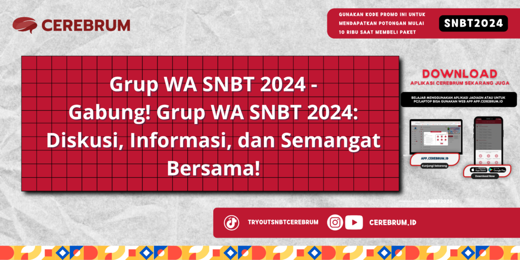 Grup WA SNBT 2024