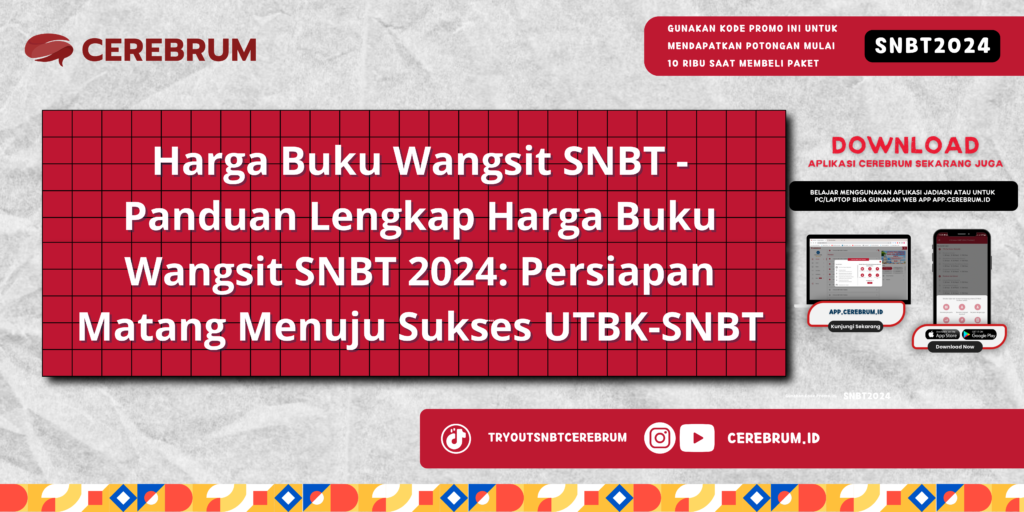 Harga Buku Wangsit SNBT