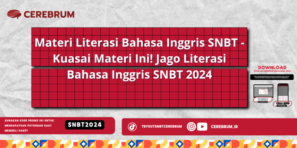 Materi Literasi Bahasa Inggris SNBT