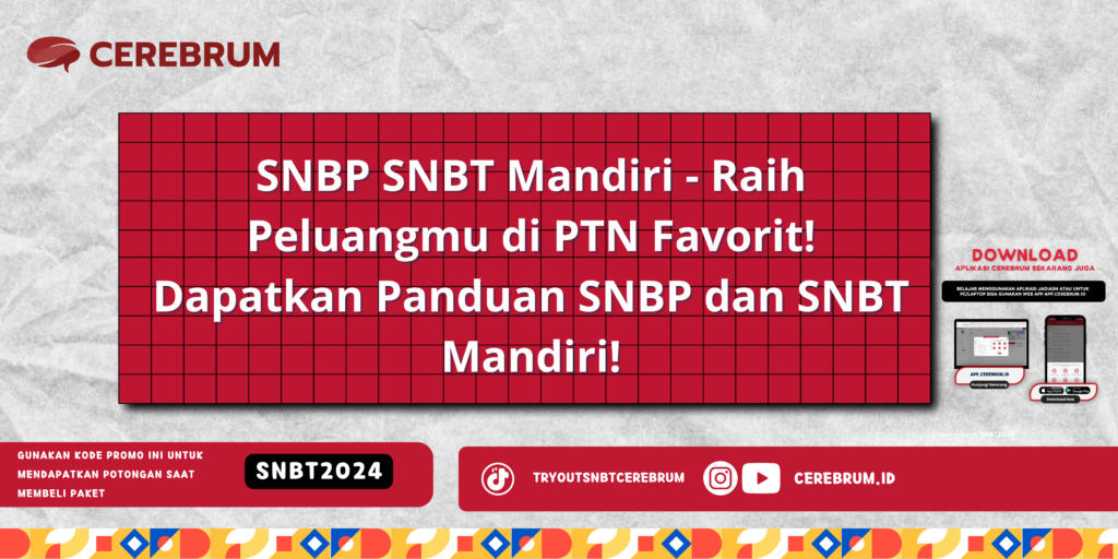 SNBP SNBT Mandiri