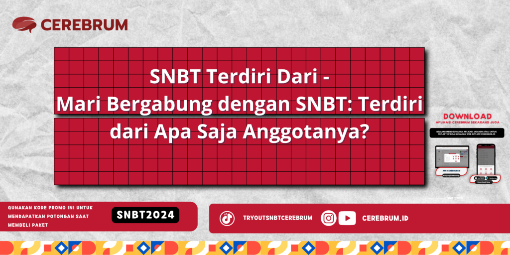 SNBT Terdiri Dari