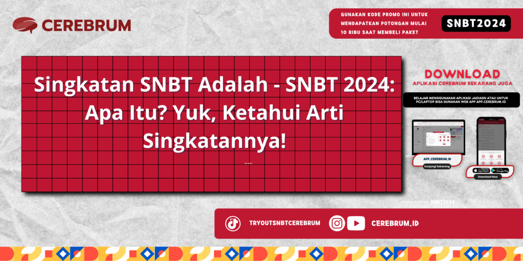 Singkatan SNBT Adalah