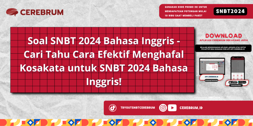 Soal SNBT 2024 Bahasa Inggriss