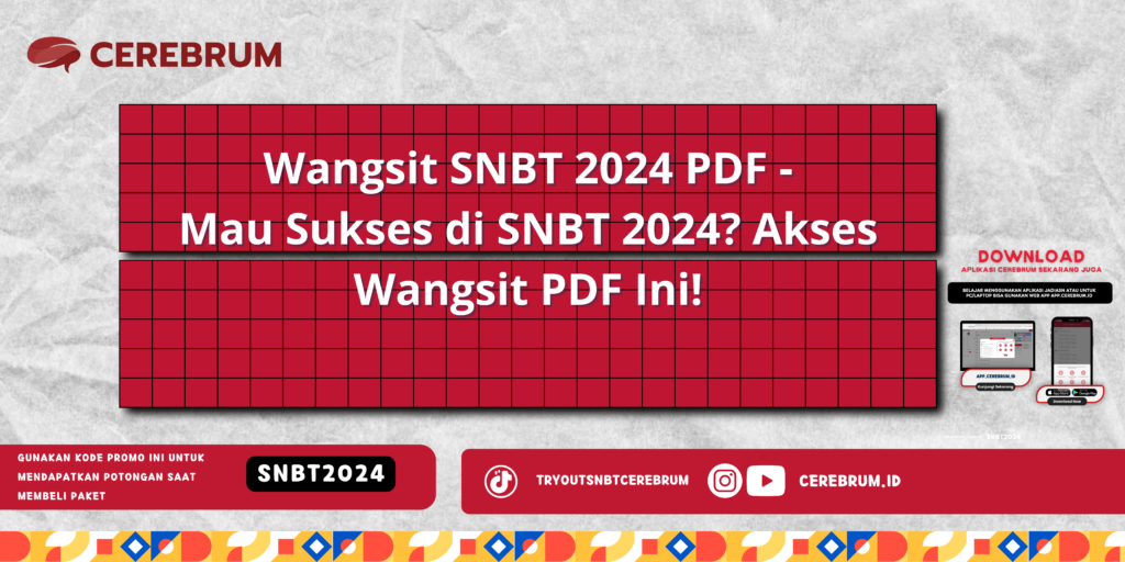 Wangsit SNBT 2024 PDF