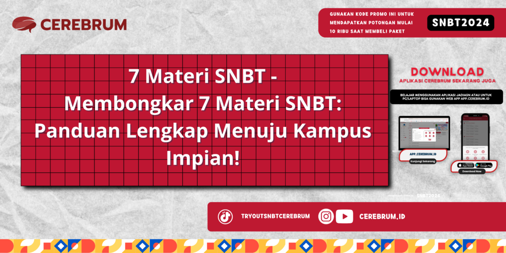 7 Materi SNBT