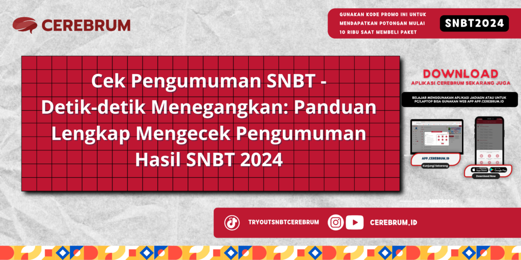 Cek Pengumuman SNBT