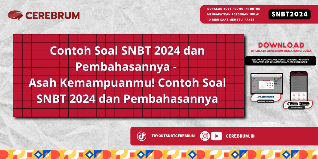 Contoh Soal SNBT 2024 dan Pembahasannya