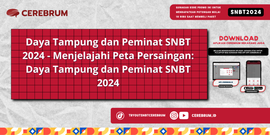 Daya Tampung dan Peminat SNBT 2024