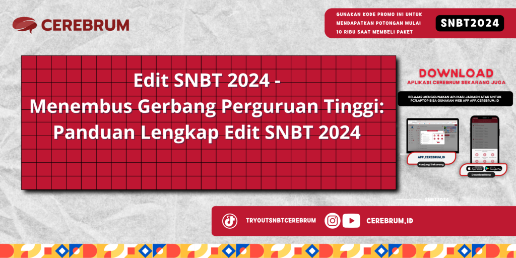 Edit SNBT 2024