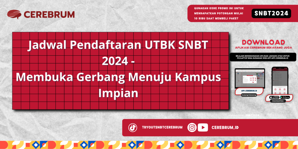 Jadwal Pendaftaran UTBK SNBT 2024