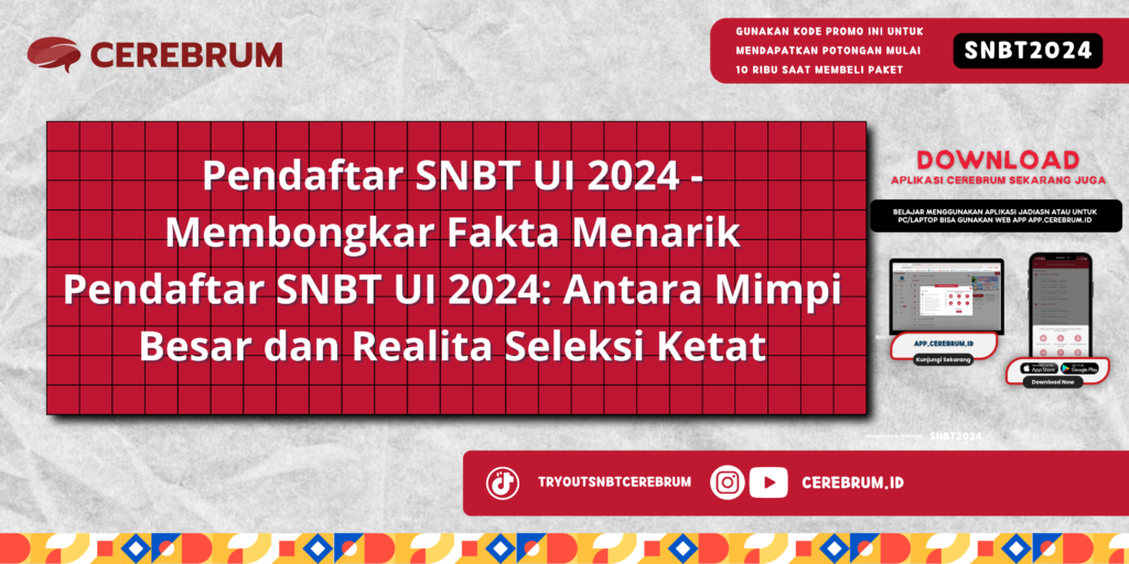 Pendaftar SNBT UI 2024