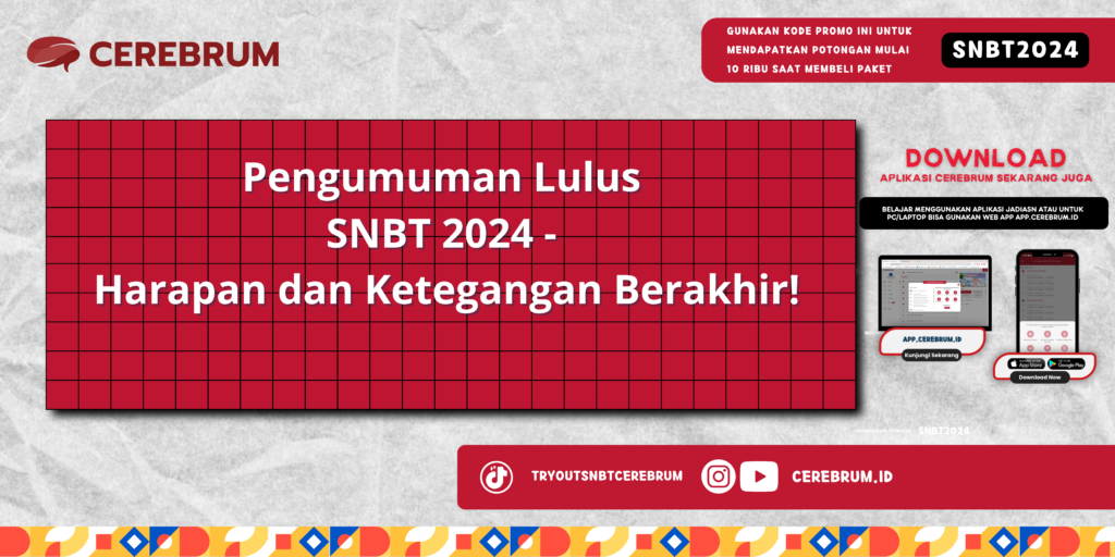 Pengumuman Lulus SNBT 2024