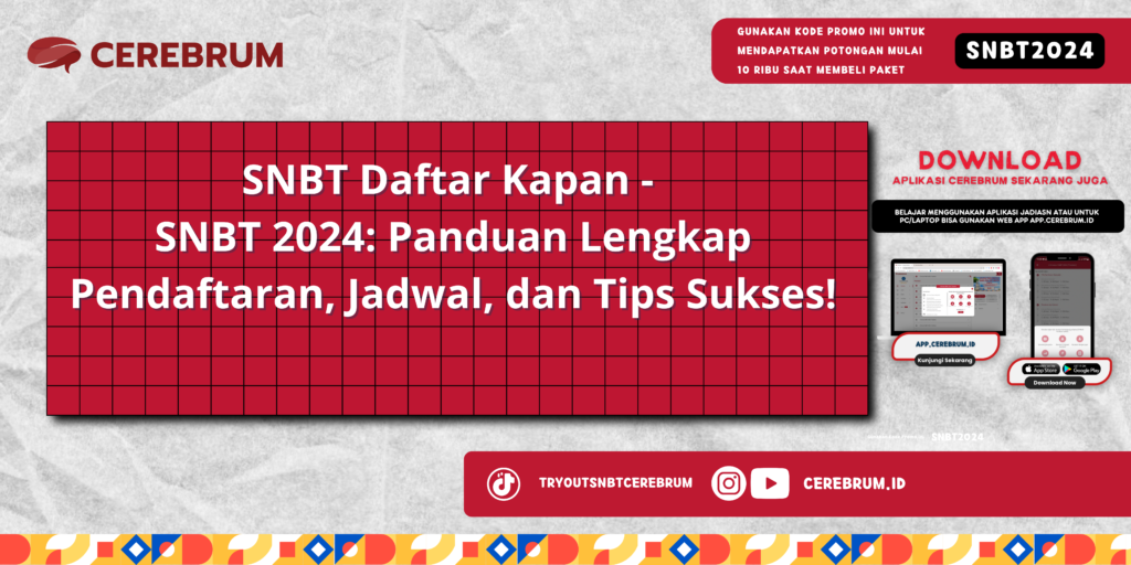 SNBT Daftar Kapan