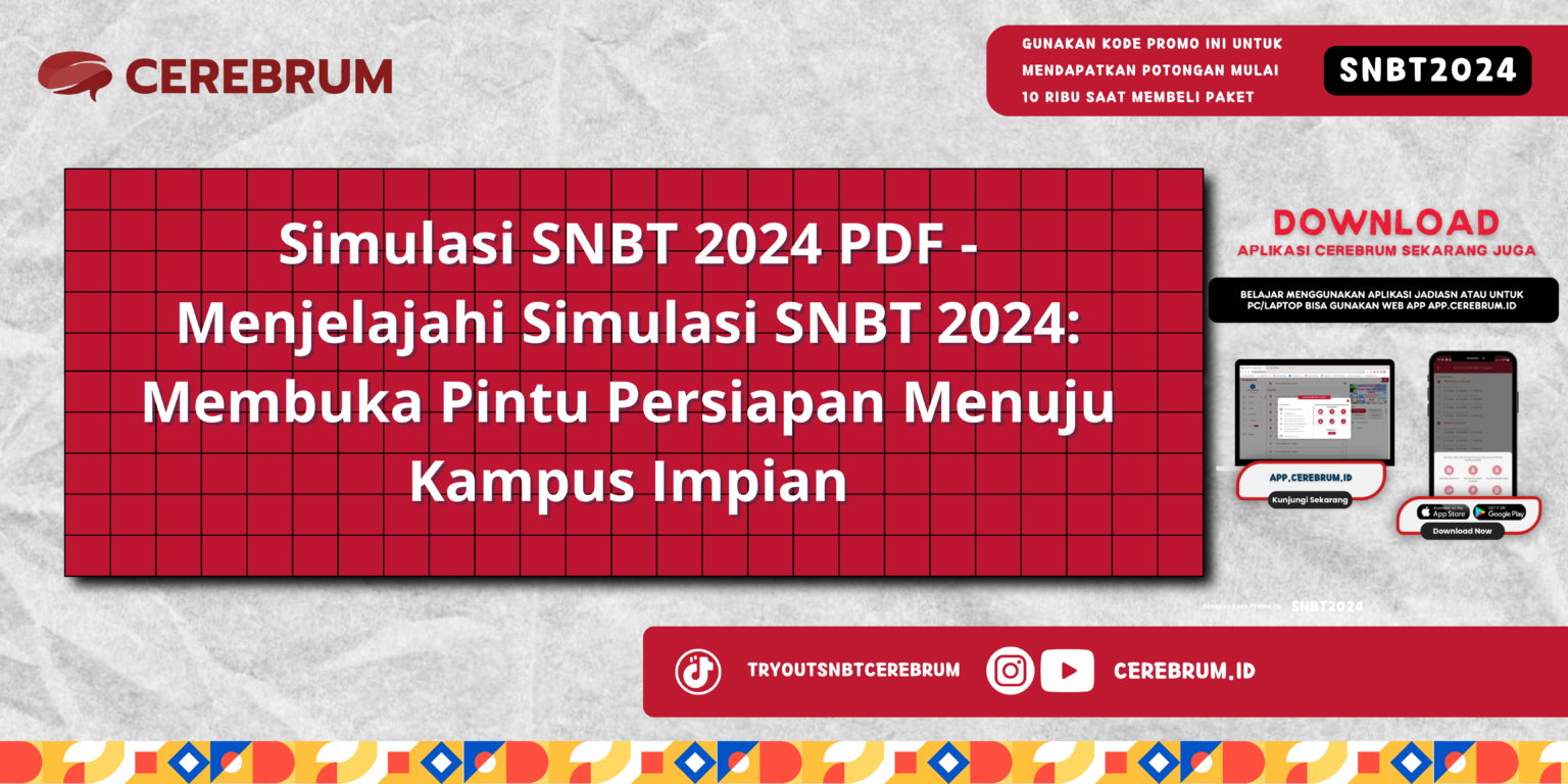 Simulasi snbt 2024 pdf menjelajahi simulasi snbt 2024 membuka pintu