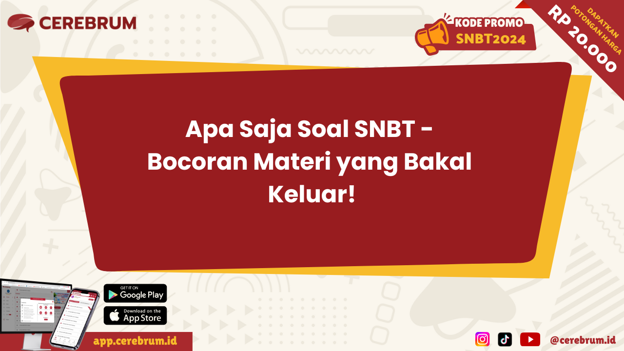 Apa Saja Soal SNBT