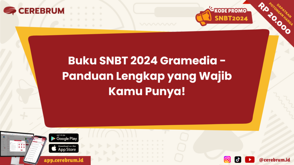 Buku SNBT 2024 Gramedia