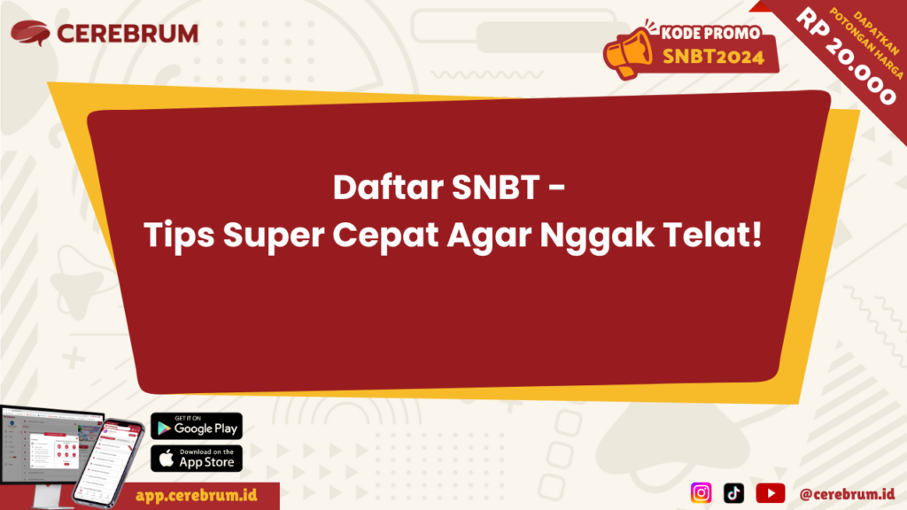 Daftar SNBT