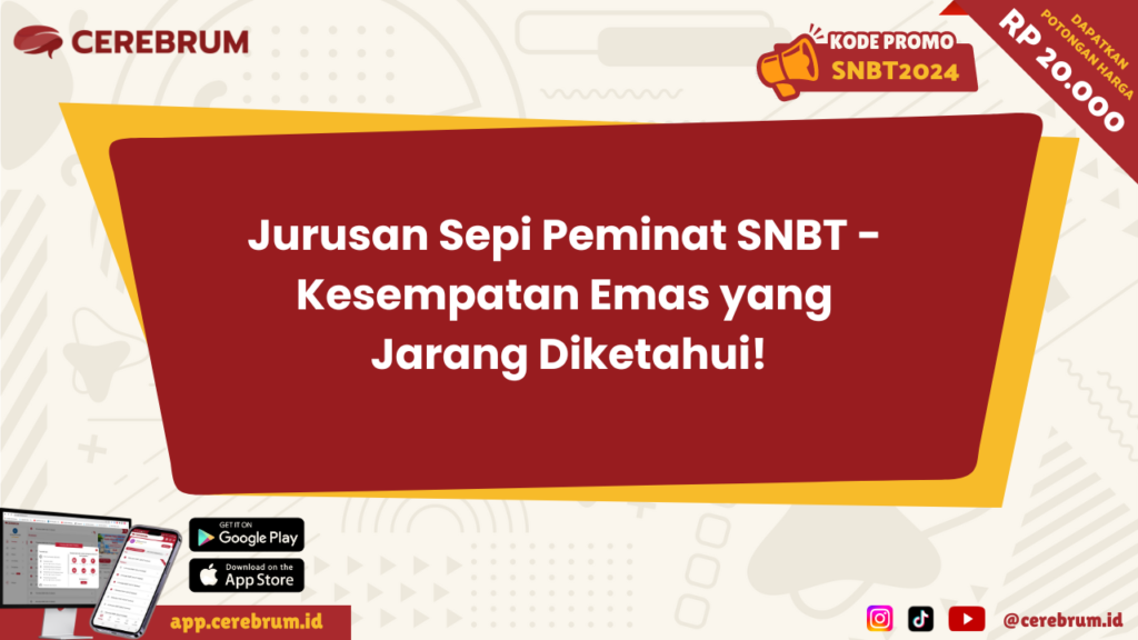 Jurusan Sepi Peminat SNBT