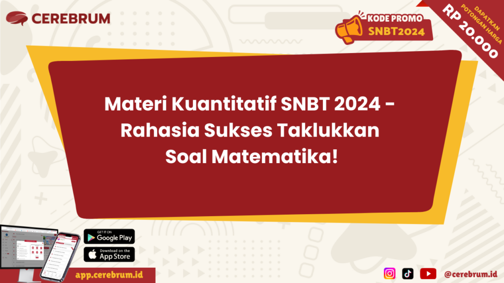 Materi Kuantitatif SNBT 2024