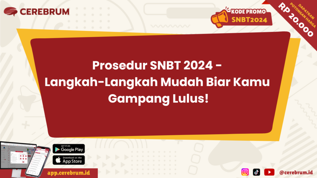 Prosedur SNBT 2024