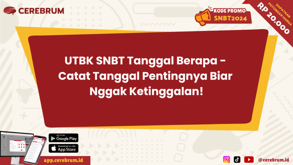 UTBK SNBT Tanggal Berapa