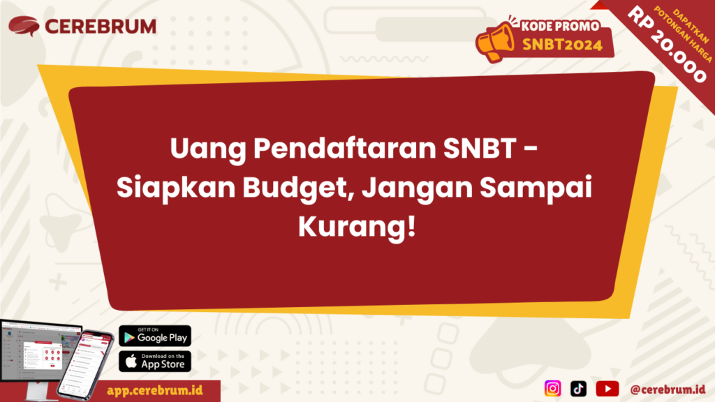 Uang Pendaftaran SNBT