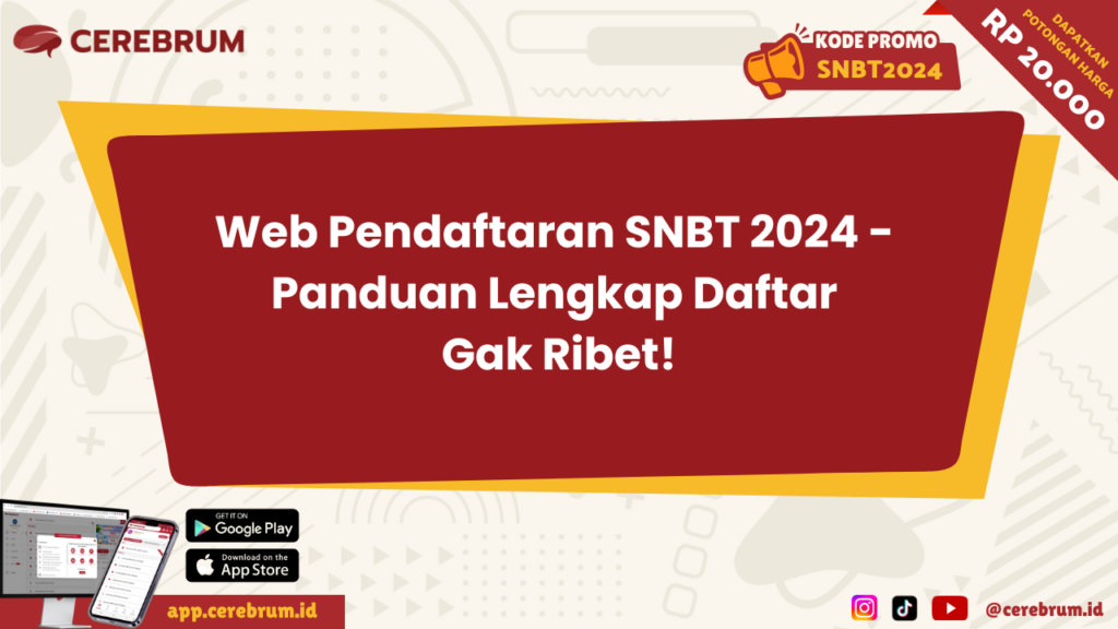 Web Pendaftaran SNBT 2024